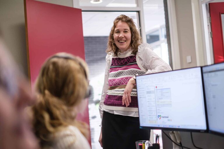 Hilde werken bij Hartman